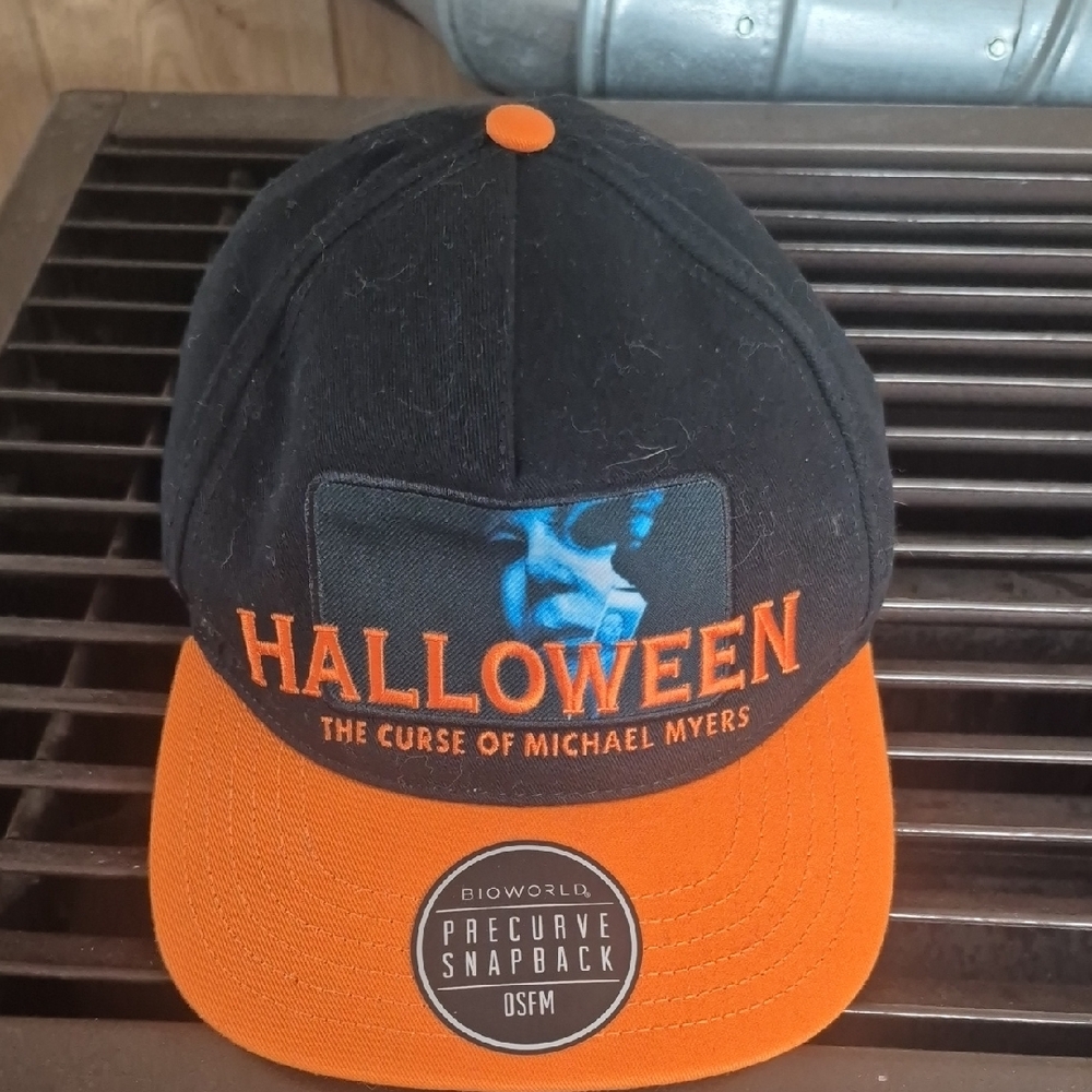 Bioworld Halloween Black and Orange Cap